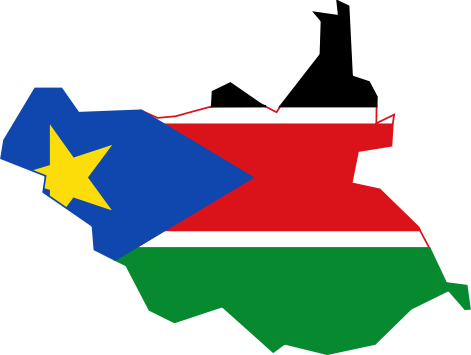 70 Percent Of South Sudan Schools In Conflict Areas - South Sudan Flag Map (471x355)