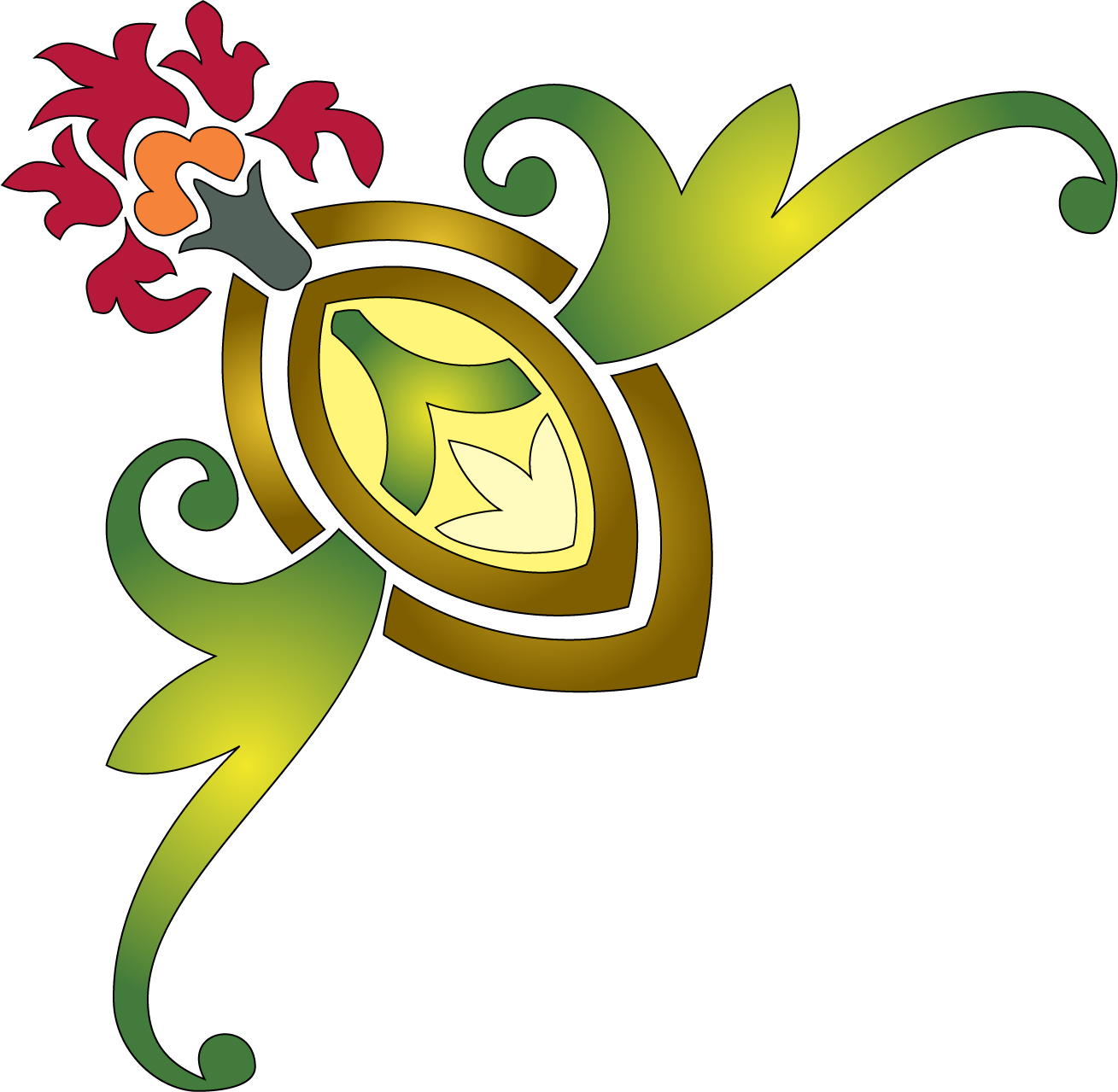 Corner - Clip Art (1309x1279)