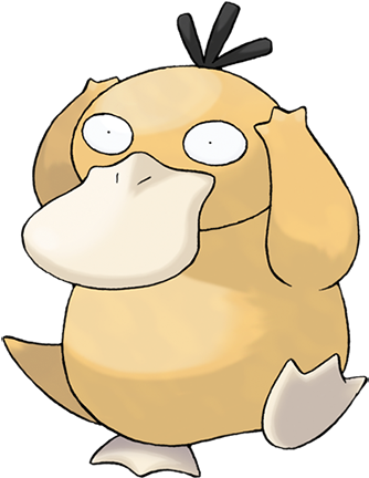 Who's That Pokebird Honestly, There Are No Yellow Ducks, - Pokemon Psyduck (475x475)
