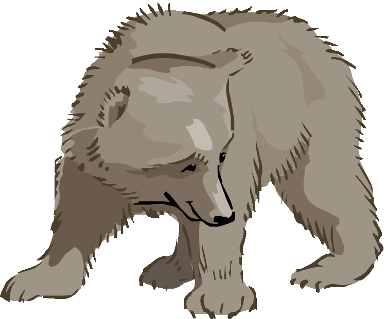 Grizzly Clipart Polar Bear - Bear Cub Png Clip Art (750x621)
