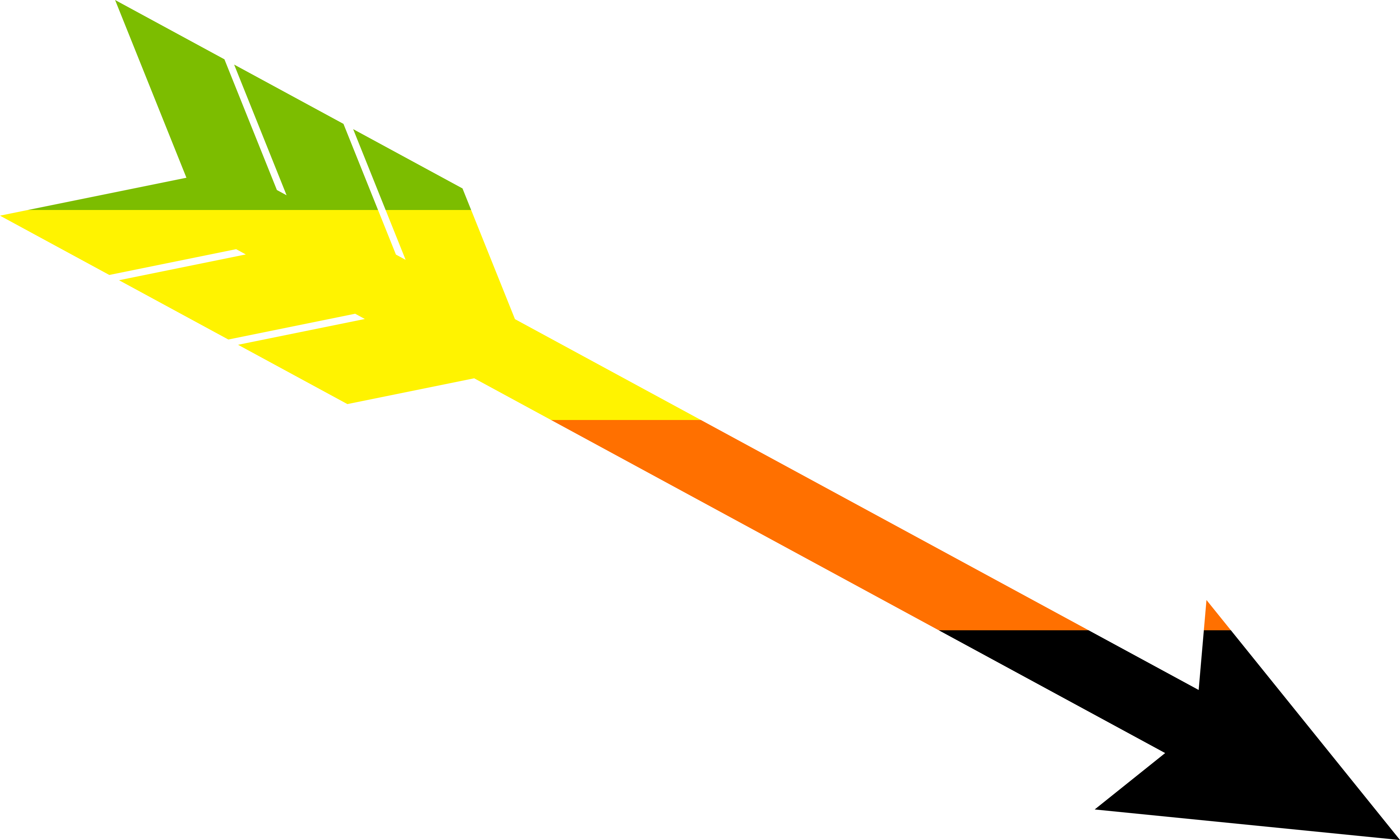 Aromantic Arrow By Pride-flags - Aromantic Arrow By Pride-flags (5000x3000)