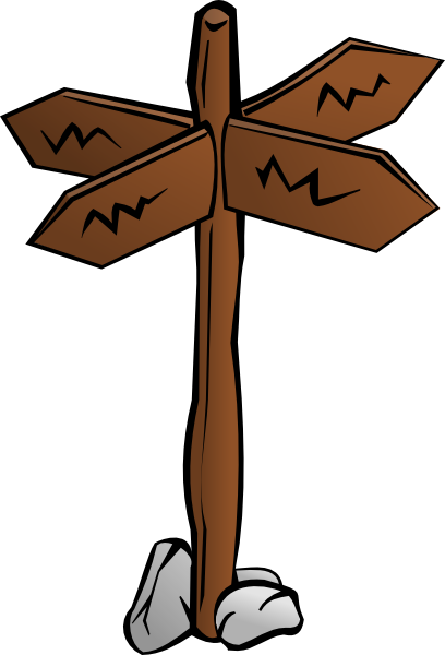 The Mauritius Budget 2015, Called “at The Crossroad” - Cross Roads Sign (408x600)