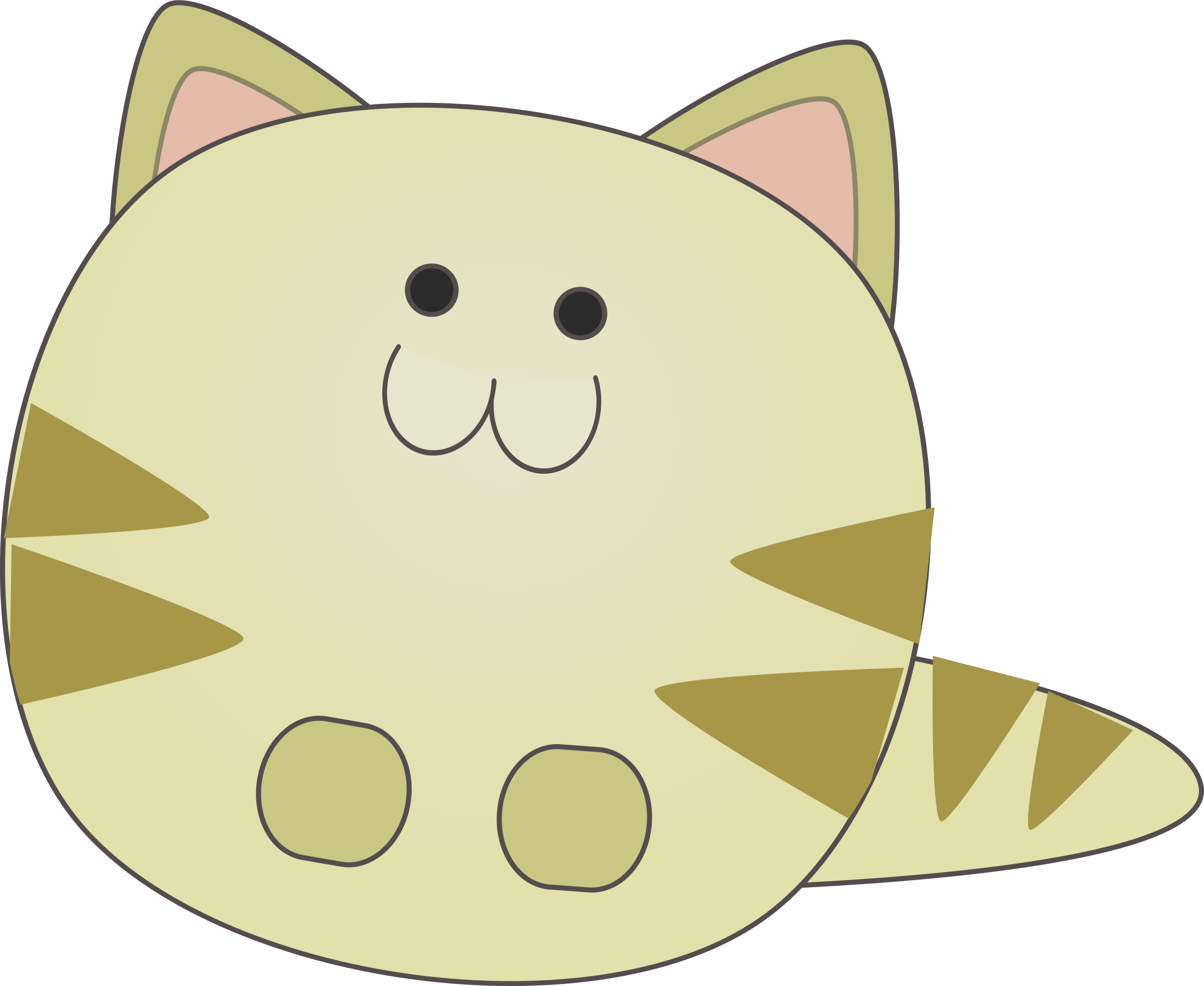 Little Cat Clipart - Little Cat Clipart (2400x1965)