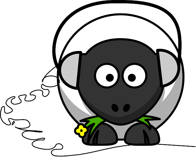 Sheep, Animal, Farm, Funny, Headphones, Music, Noise - Compréhension Orale (640x514)