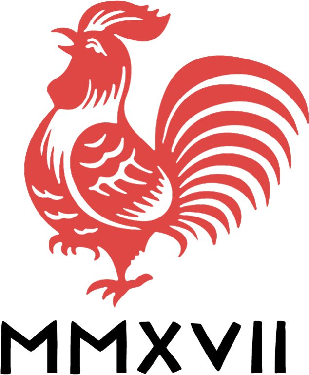 Mmxvii Year Of The Rooster - ไก่ Vector (900x900)