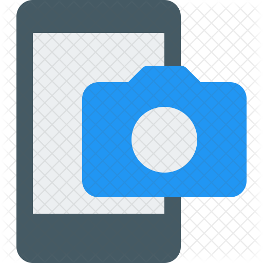 Phone Camera Icon - Emblem (512x512)