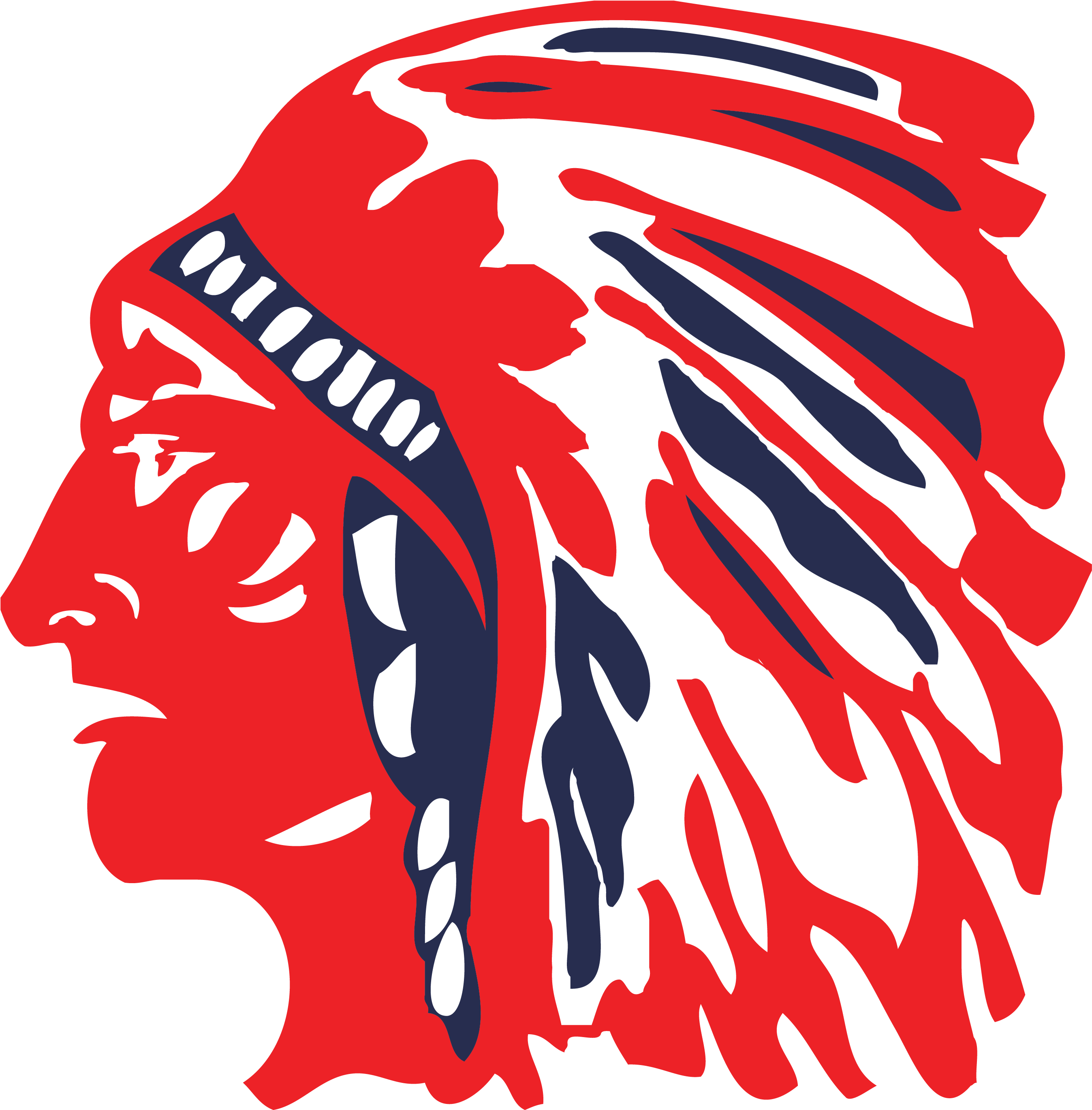 Mitchell Mohawks Graphic Design Clip Art - Mitchell Mohawks (3000x3000)