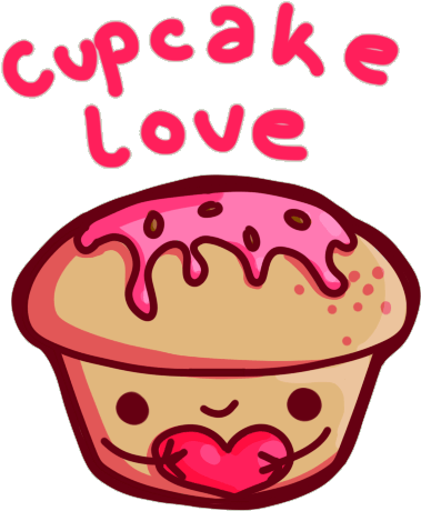 Cupcake Love By Metterschlingel On Clipart Library - Moving Pictures Of Cupcakes (467x531)