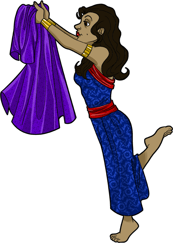 Free Bible Stories Royal Court, Bible Stories And Clip - Esther (580x816)