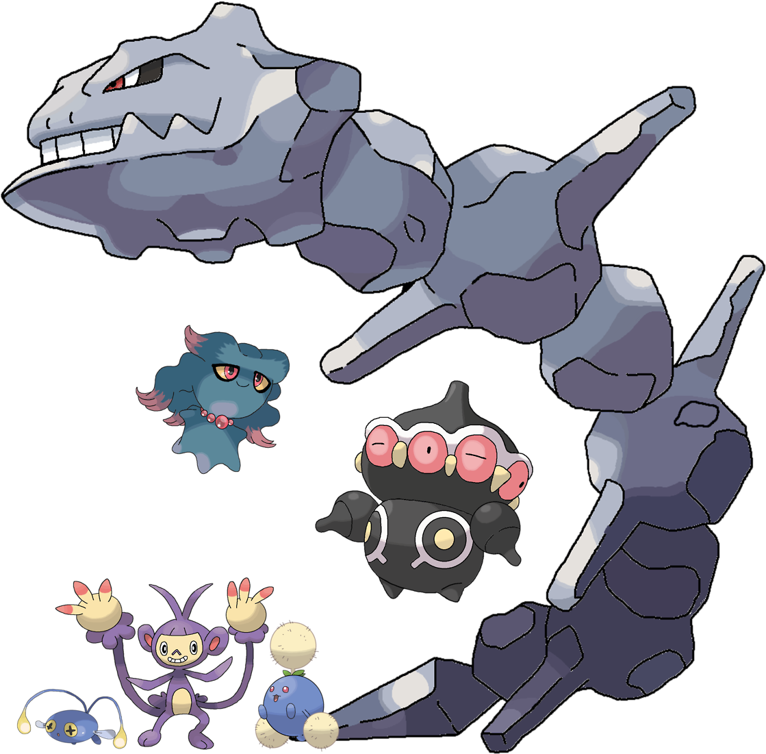 Another Team Put Together, This Team Belongs To @konikoni - Pokemon Claydol (1280x1279)