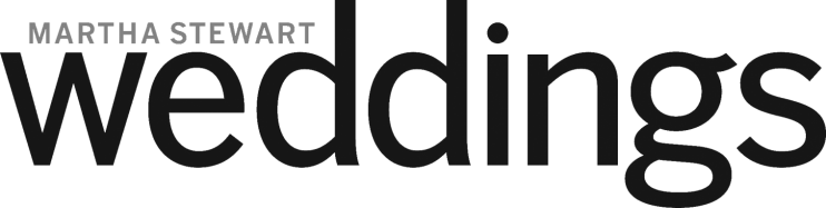French Wedding Style - Martha Stewart Weddings Logo (742x187)