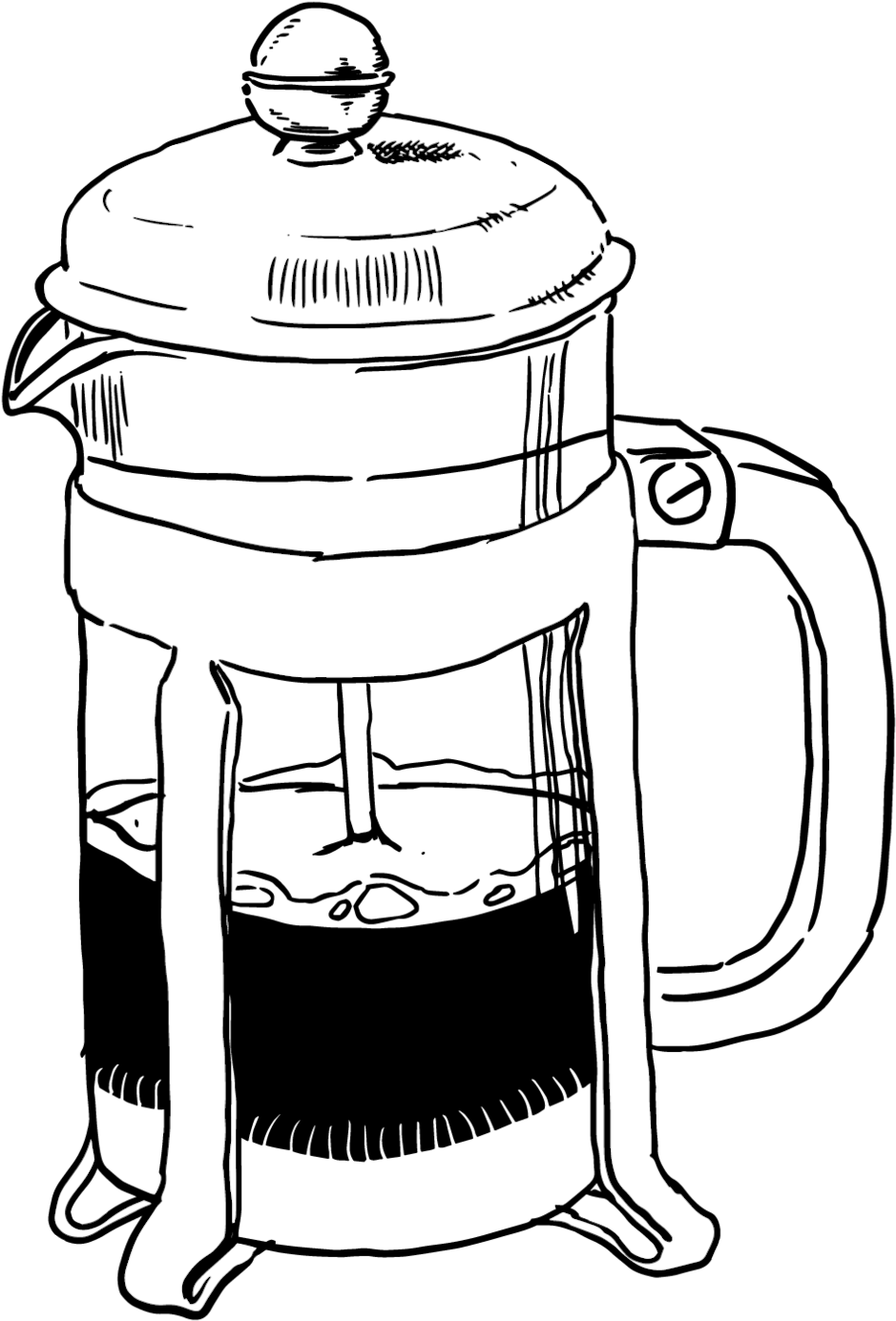 Step 1 Preheat Your French Press - Step 1 Preheat Your French Press (1000x1426)