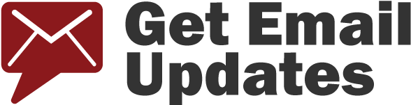 Govdelivery Icon With Text Saying Get Email Updates - Sign (634x239)