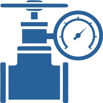 Gas Line Install - Vector Graphics (600x600)