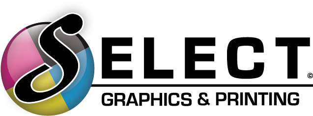 Select Graphics And Printing Logo - Printing Shop Logo (642x250)