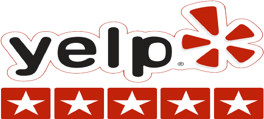Exceptional Service And Straight-forward Pricing - Rate Us On Yelp Sign (523x236)