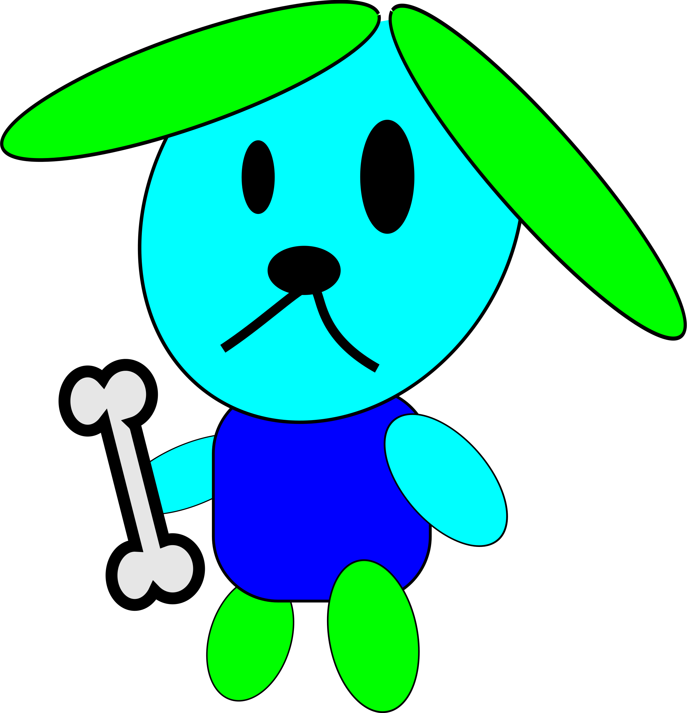 Dog Bo Too - Dog (2311x2400)