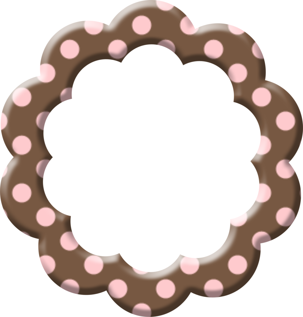 B *✿*strawberry Chocolate - Frame Marrom E Rosa Png (978x1024)