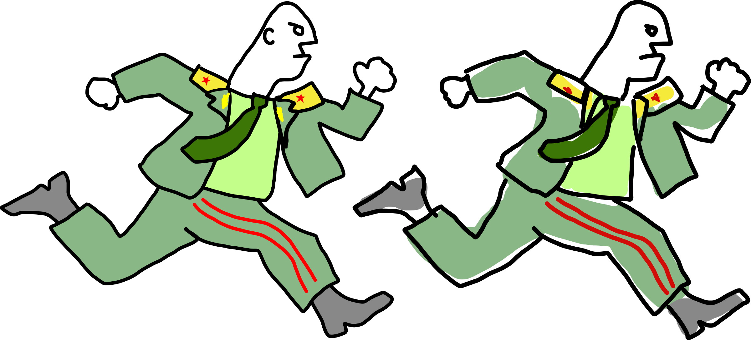 Generals - Clip Art (2400x1089)