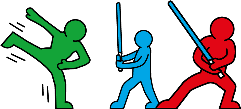 3 Train Like A Jedi Jelly Characters Holding Light - Jedi (778x350)
