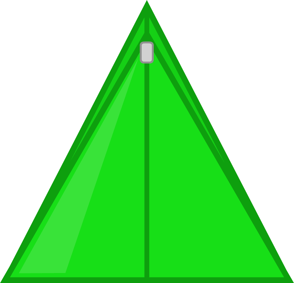 Tent Front4 - Clip Art Of Triangle (1000x964)