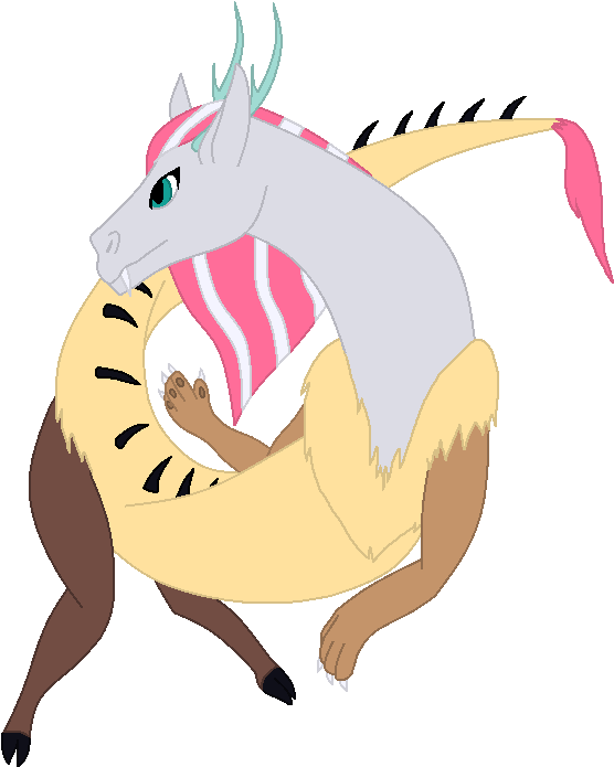 Katkat-nomad, Hybrid, Interspecies Offspring, Offspring, - Cartoon (570x700)