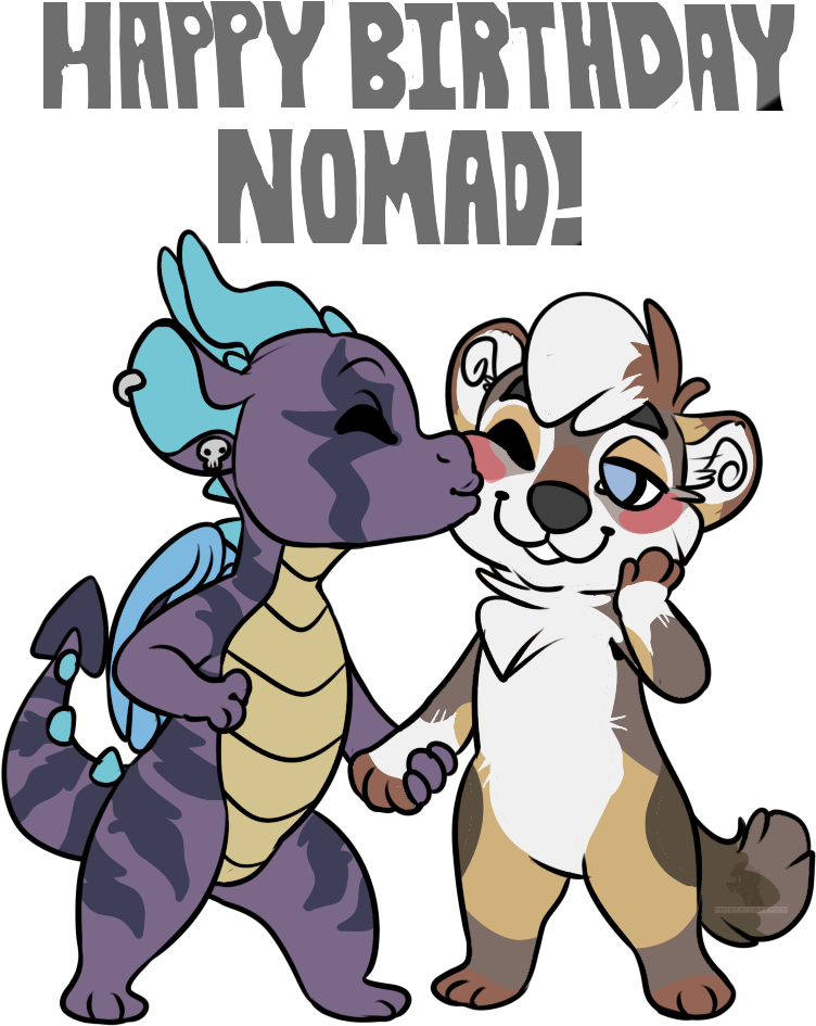 Happy Birthday Nomad <3 - Cartoon (785x975)