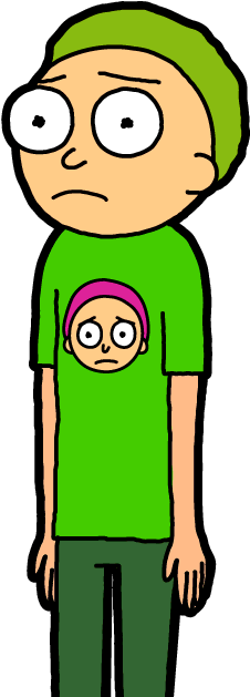 Green Shirt Morty - Pocket Mortys Regular Morty (300x650)