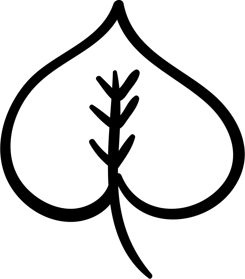 Heart Shaped Leaf Comments - Heart Shaped Leaf Clipart (860x981)