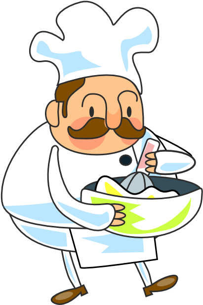 Chefs Clipart Animation Frames Illustrations Hd Images - Baker Gif (468x650)
