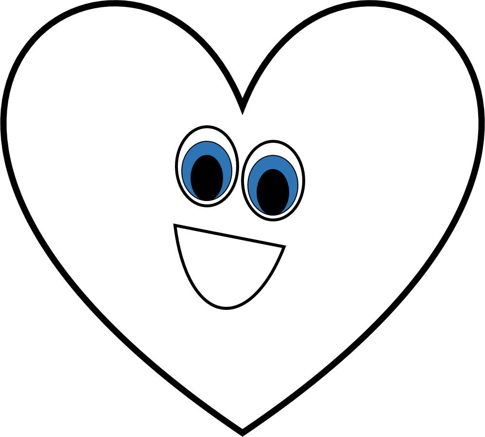 Clipart Heart Shape - Clip Art (998x900)