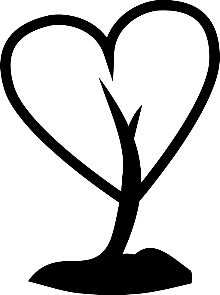 Heart Shaped Tree Comments - Linda De Coração (732x980)