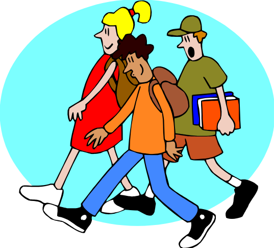 If You're Interested In Discussing Ways To Improve - Group Walking Clipart (537x485)