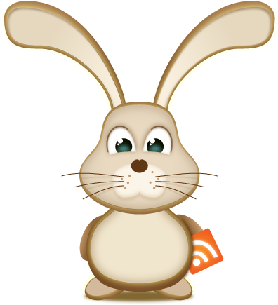 Easter Bunny Rss Icon Png - Easter Bunny Vector Png (450x450)