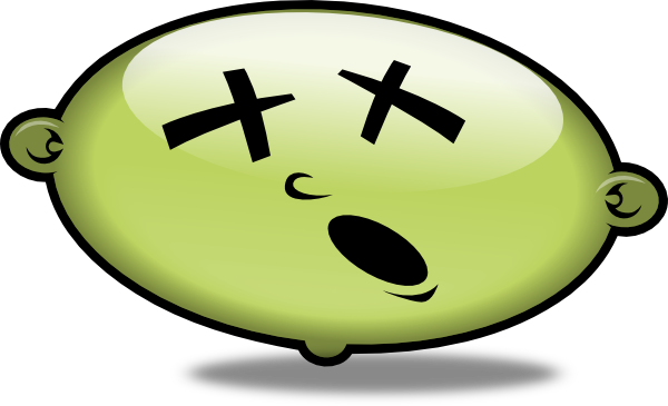 Happy Baby Faces Clip Art Download - Cartoon Sick Face (600x365)