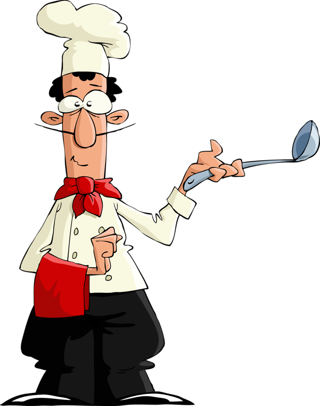 Chef's Fridge Magnets Room Wall Decorations 6 Pack (630x800)