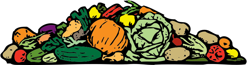 Free A Pile Of Vegetables - Vegetable Cartoon Png (800x211)