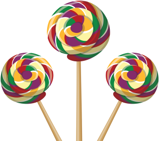 Colorful Lollipops Illustration, Lollipops, Colorful, - Illustration (360x360)