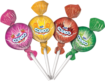 Golado, Red Cherry Flavour Lollipop, Strawberry Flavour - Lollipop Packaging Design (516x380)