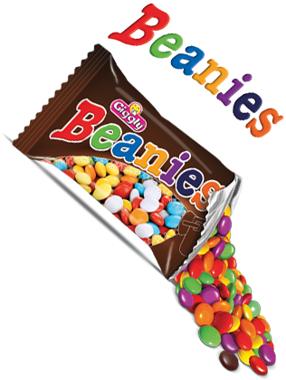 Jellies Beanies Pop In The Colorful Chocolate Beans - Chocolate (406x600)