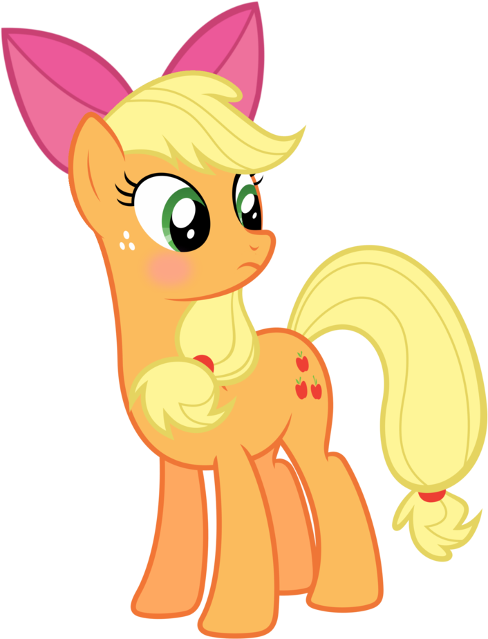 885373 Accessory Swap Apple Bloom S Bow Applejack Artist - Deviantart (799x1024)