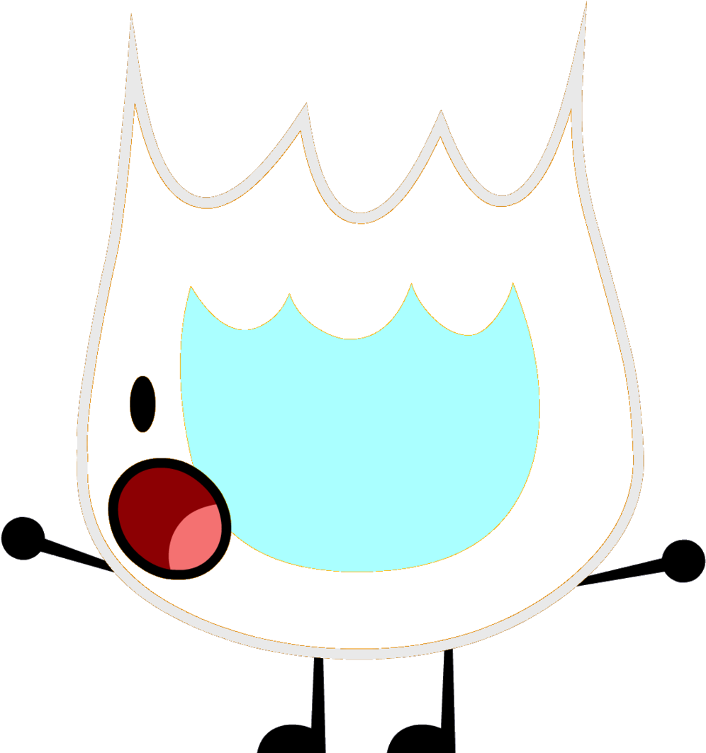 Snow Firey - Battle For Dream Island Firey (1006x1068)