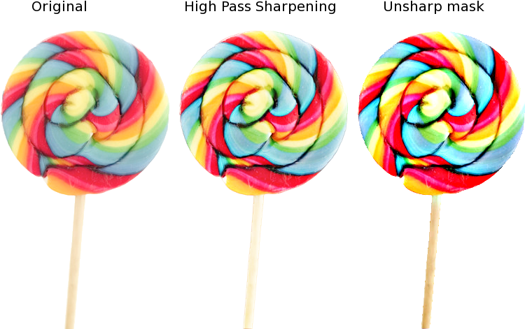 Highpass Sharpening By Skynet - Lollipop Candy (750x525)