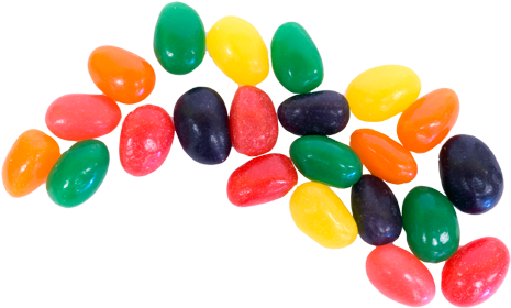 Assorted Jelly Beans - Jelly Bean Transparent Background (500x500)