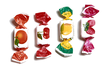 Chewy Candies With Fruit Juices - Caramelo Dupont (400x321)