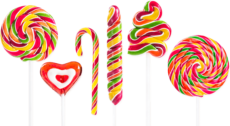Lollipops - Paletas De Colores Dulces (767x432)