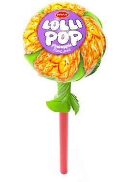 Pran Lollipop - Pineapple - Pran Lollipop (375x375)