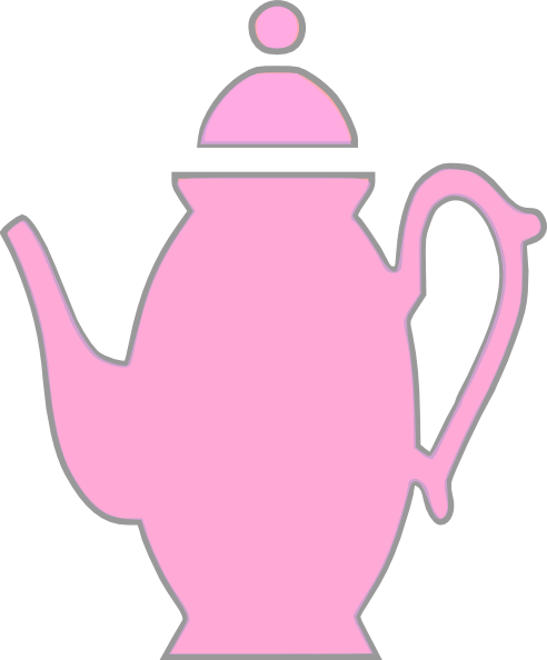 Pink Teapot Clip Art At Clker Com Vector Clip Art Online - You Can T Be Everybody's Cup Of Tea (492x594)