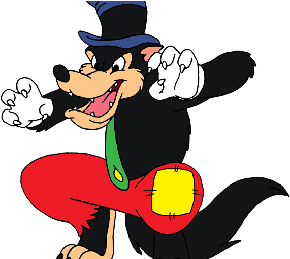 Who Is Afraid Of The Big Bad Wolf - Lobo Mau Dos Tres Porquinhos (598x510)