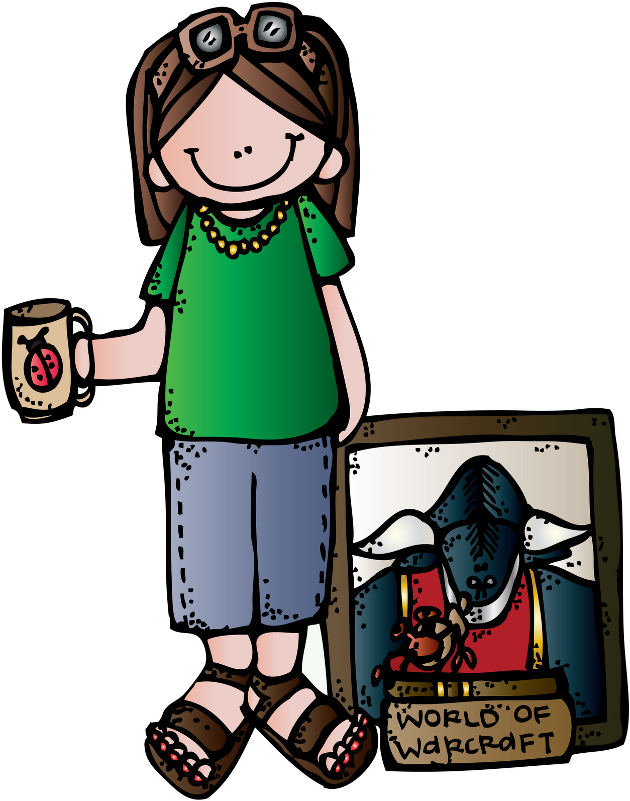 Teacher Clip Art - Melonheadz Teachewrs (1270x1600)